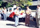 Entrega de carros do PROARCO ao corpo de Bombeiros-DF, em Maio de 2001